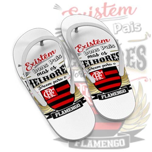 Vetores Times Futebol Dia dos Pais Artes Chinelos Estampas
