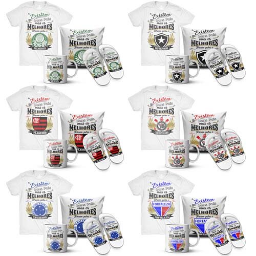 Pack Artes Editáveis Corel Dia dos Pais Times Sublimação