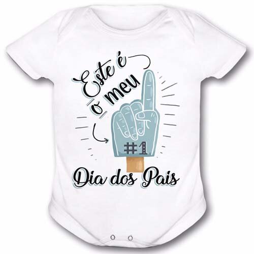 Estampas Sublimação Body Baby Dia dos Pais Editáveis