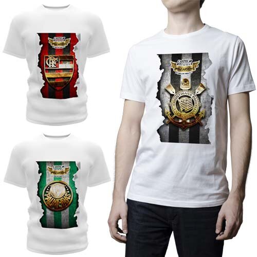 Estampas Sublimação Camisetas Times Futebol Dia dos Pais