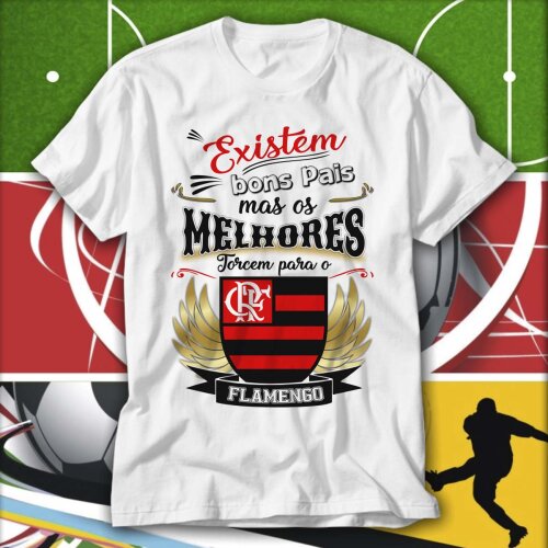 Estampas Times Futebol Sublimação Camisetas Dia dos Pais