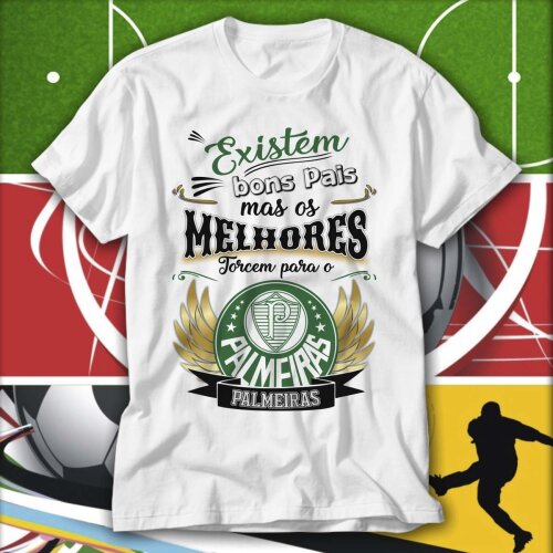 Estampas Times Futebol Sublimação Camisetas Dia dos Pais