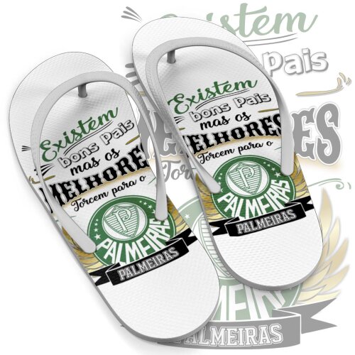 Estampas Chinelos Dia dos Pais Times Futebol Sublimação