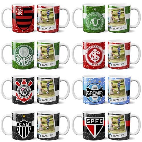 Estampas Dia dos Pais Times Sublimação Canecas Fotos Mockups