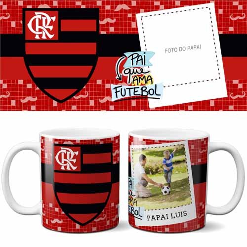 Estampas Dia dos Pais Times Sublimação Canecas Fotos Mockups