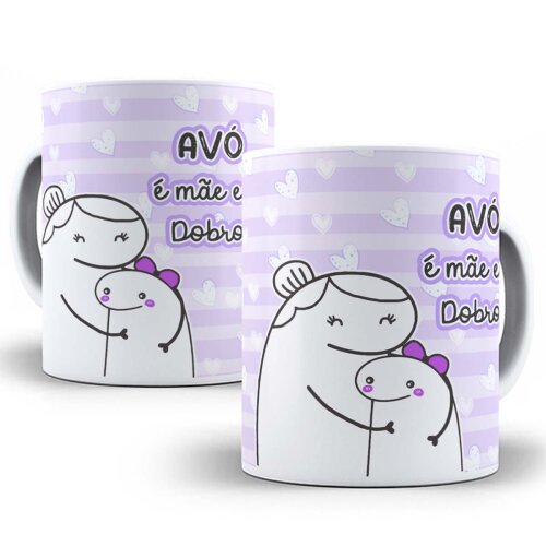 Estampas Canecas Flork Dia dos Avós 70 Artes Mockups