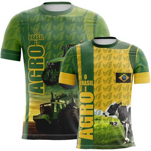 Artes Sublimação Total Camisetas Agro Mockups Agropecuária