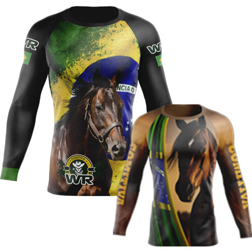 Pacote 10 Artes Cavalos Sublimação Total Camisetas Cavalgada