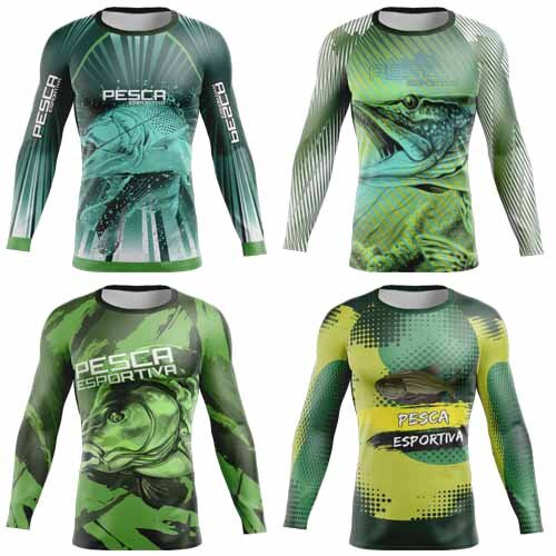Pacote 120 Artes Camisetas Pesca Pescaria Editáveis Corel