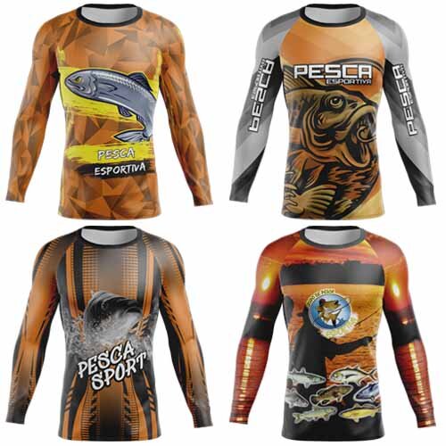 Pack Artes Camisetas Pesca Esportiva Pescaria 120 Estampas
