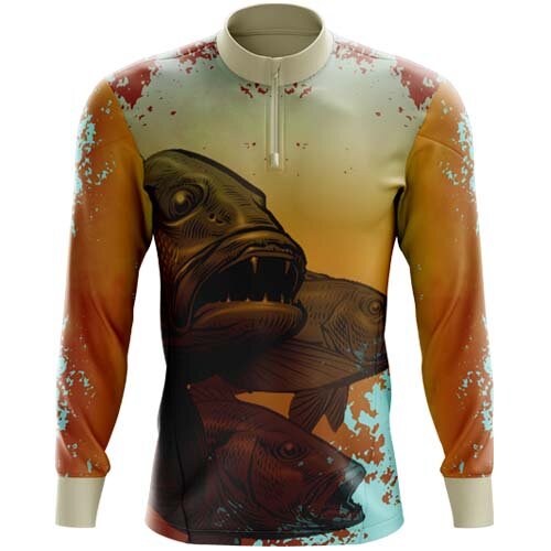 Estampas Camisetas Pesca 100 Artes Editáveis Pescaria Total