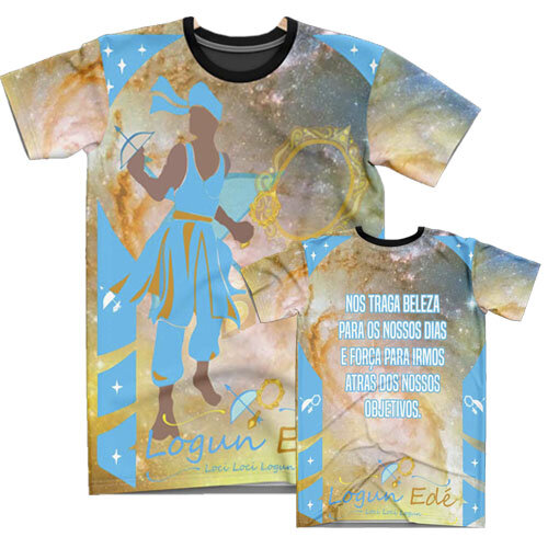 Artes Camisetas Sublimação Total Umbanda Orixás Mockups