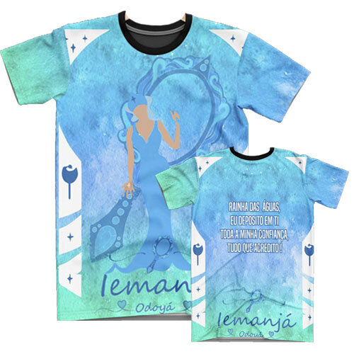 Pacote Artes Umbanda Orixás Sublimação Total Camisetas Mockups