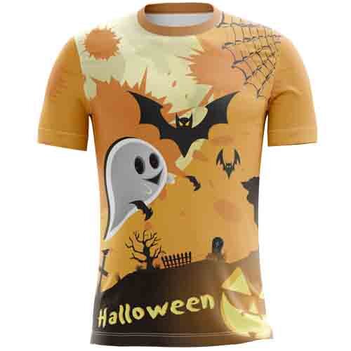 Artes Sublimação Total Camisetas Halloween Dia das Bruxas