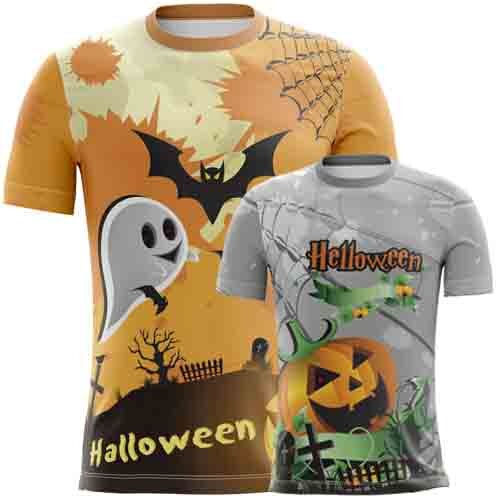Estampas Camisetas Halloween Dia das Bruxas Sublimação Total