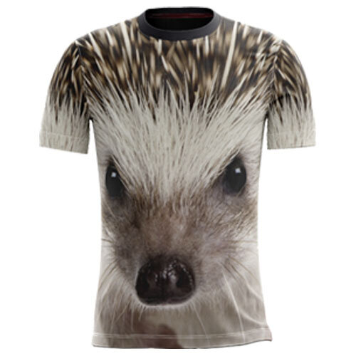 Estampas Animais Sublimação Total Camisetas 3D Artes Mockups