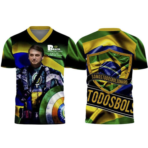 Artes Sublimação Total Camisetas Bolsonaro Mockups Cdr