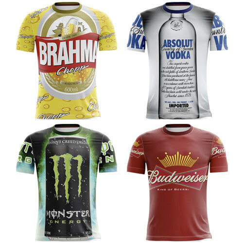 Estampas Sublimação Total Camisetas Cervejas 50 Artes