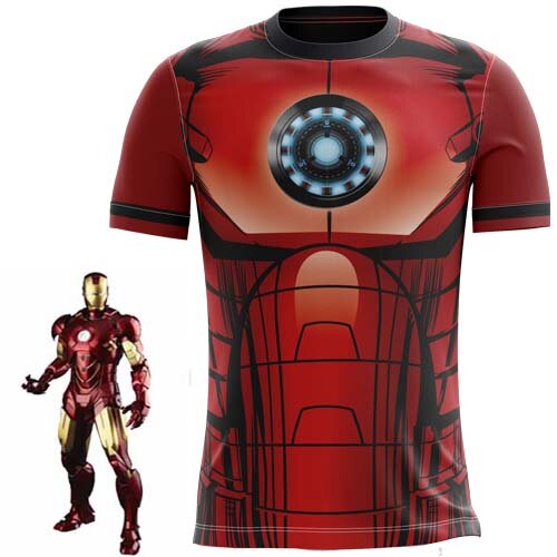 Pacote Artes Super Heróis Sublimação Total Camisetas