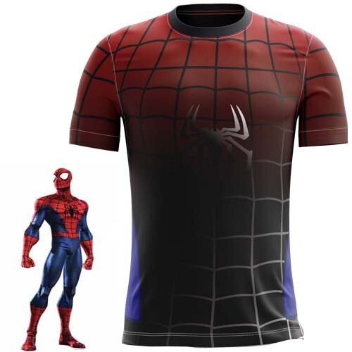 Pacote Artes Super Heróis Sublimação Total Camisetas