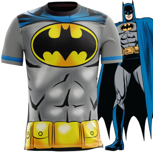 Estampas Sublimação Total Camisetas Super Heróis Mockups