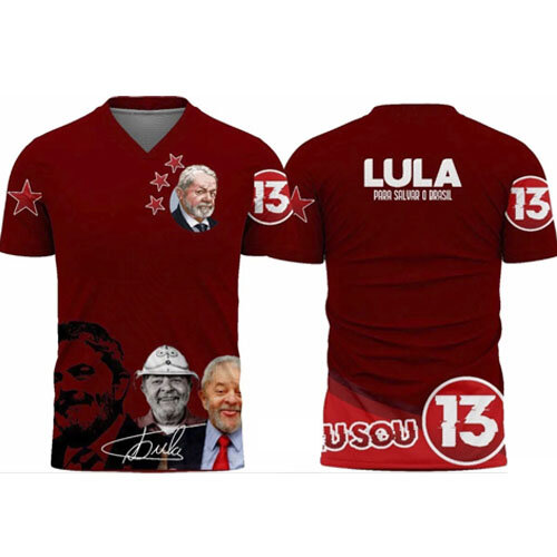 Estampas Camisetas Lula Sublimação Total Artes Mockups