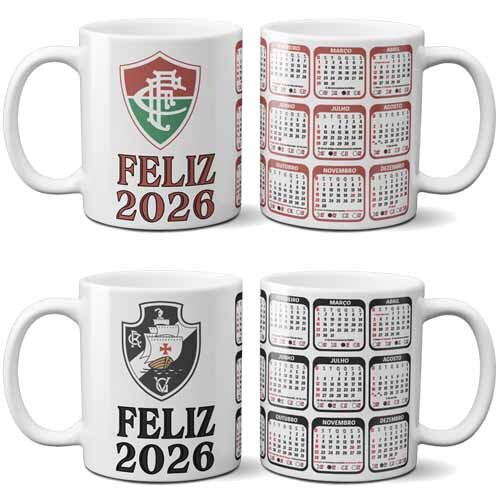 Estampas Calendários 2026 Sublimação Canecas Times Pack1
