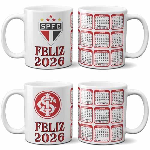 Pacote Artes Calendários 2026 Sublimação Pack1 Canecas