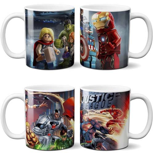 Estampas Premium Super Heróis Canecas Mockups Sublimação