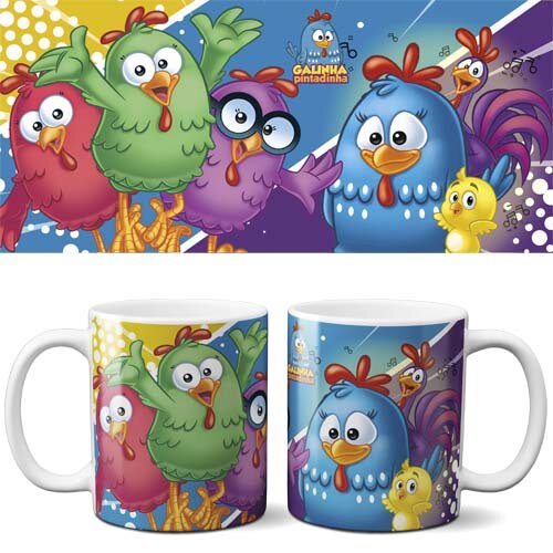 Estampas Infantil Crianças Editáveis Sublimação Canecas Mocku