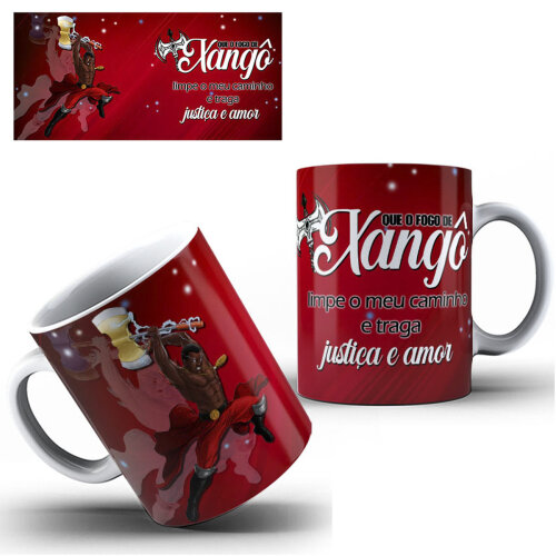 Estampas Editáveis Sublimação Canecas Umbanda Orixás Mockups