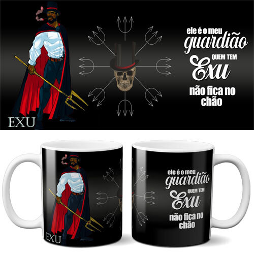 Artes Canecas Umbanda Orixás Editávies Sublimação Mockups