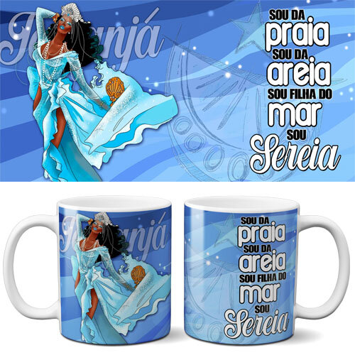 Pacote Artes Estampas Sublimação Canecas Umbanda Orixás