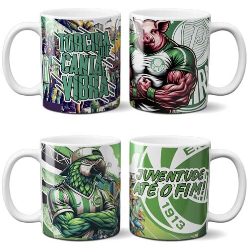 Artes Canecas Brasileirão Times Futebol Sublimação Mockups Pop