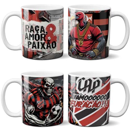 Artes Canecas Brasileirão Times Futebol Sublimação Mockups Pop