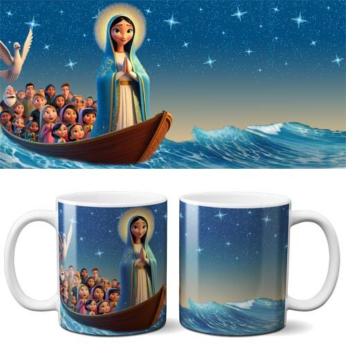 Pack 40 Artes Sublimação Canecas Santos Católicos 3D Religiosa