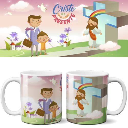 Pacote Artes Sublimação Canecas Religiosas Religião Mockups
