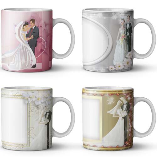 Estampas Canecas Casamento 120 Artes Png Sublimação