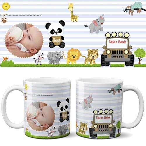 Pack Artes Nascimento Recem Nascido Canecas 10 Estampas