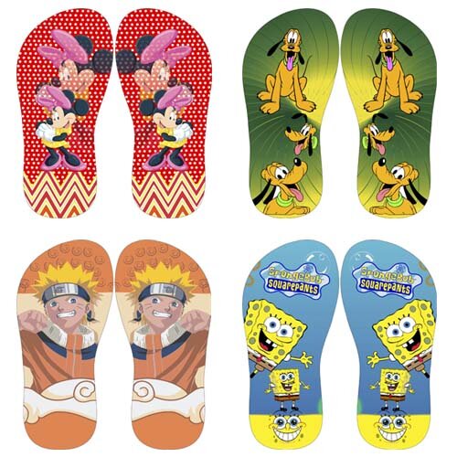 Artes Chinelos Infantil Crianças Pack 2 Sublimação 130 Estampa