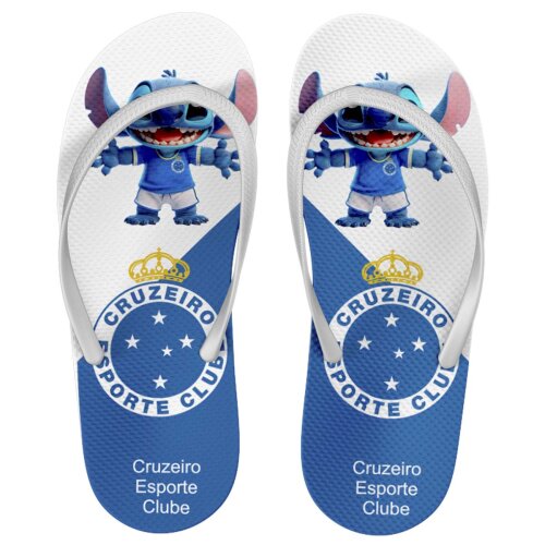 Artes Stitch Torcedor Times Futebol Sublimação Chinelos Mockups
