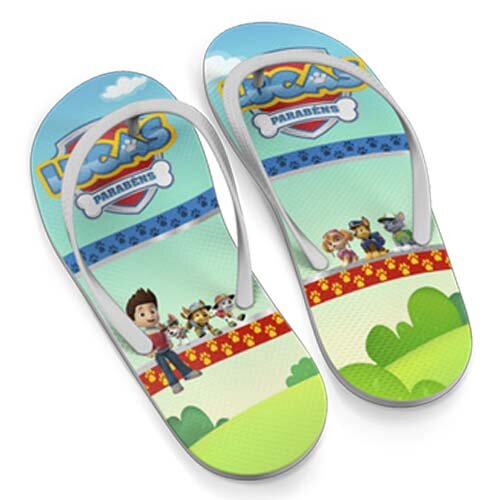 Artes Chinelos Aniversário Sublimação Gabaritos Mockups