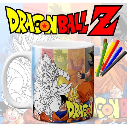 Pack 20 Artes Png Colorir Canecas Dia das Crianças Infantil