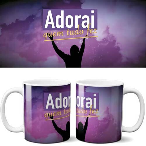 Artes Canecas Gospel Evangélicas Mockups Sublimação