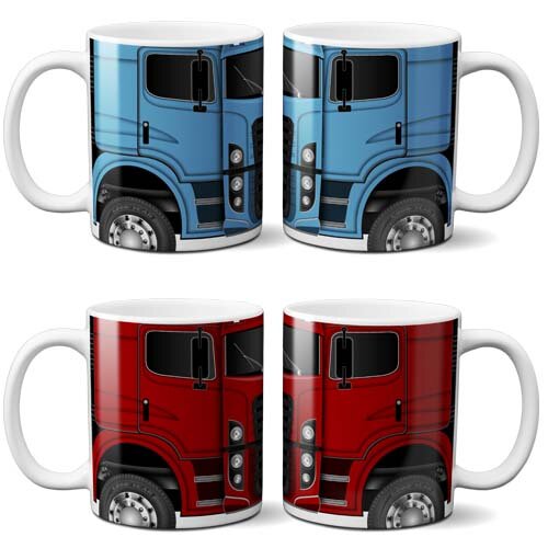 Estampas Caminhão Sublimação Canecas Mockups Artes