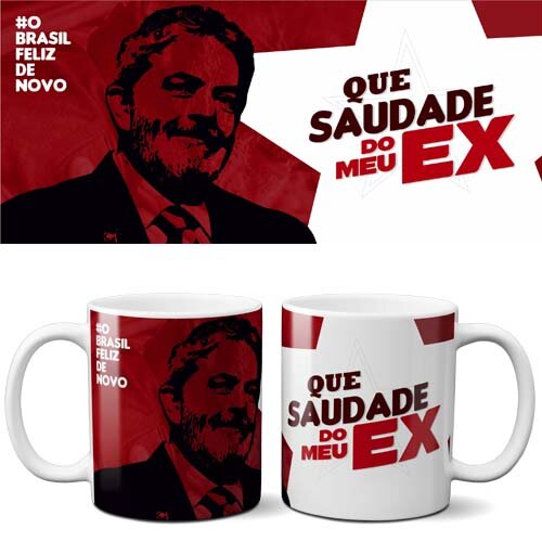 Pack 20 Artes Sublimação Canecas Lula PT Eleições 2026