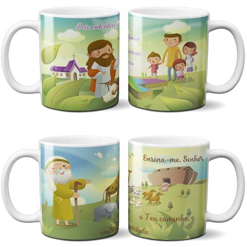 Pacote Artes Religiosas Religião Sublimação Canecas