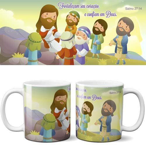 Pack Artes Sublimação Canecas Religiosas Religião Mockups