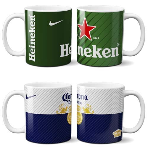 Artes Editáveis Cervejas Bebidas Sublimação Canecas Mockups
