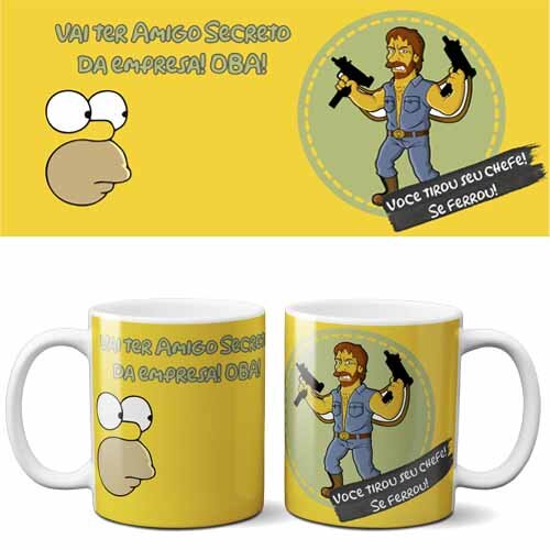 Artes Canecas Amigo Oculto Secreto Editável Mockups Estampas